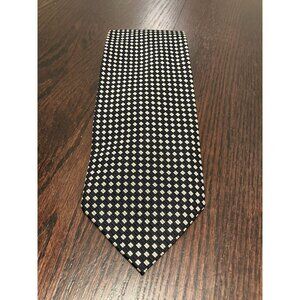 Di Maggio Men's Patterned Necktie, Black/Gray, One Size